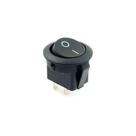 Robocombo DC124B 20mm 2 Pin Işıksız ON/OFF Yuvarlak Anahtar