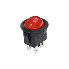 Robocombo DC131 20mm 4 Pin Işıklı ON/OFF Yuvarlak Anahtar