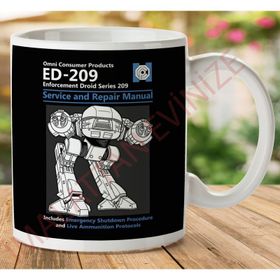 Robocop Ed209 Servis ve Onarım Kılavuzu Baskılı Kupa