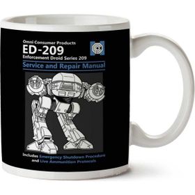 Robocop Ed209 Servis ve Onarım Kılavuzu Baskılı Kupa