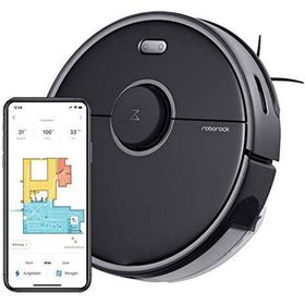 Roborock S5 Max Siyah Robot Süpürge Teşhir-Outlet