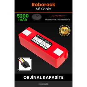 Roborock S8 Sonic 5200 Mah Robot Süpürge Batarya