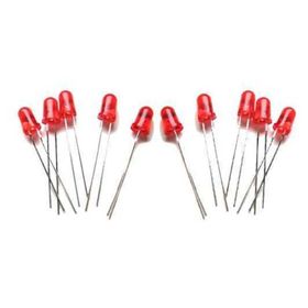Robot Diyar Kırmızı 5 mm 10 Adet Led Paketi