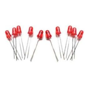 Robot Diyar Kırmızı 5 mm 10 Adet Led Paketi