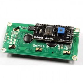 Robot Diyarı Mavi 16x2 cm LCD Ekran I2C Lehimli Display