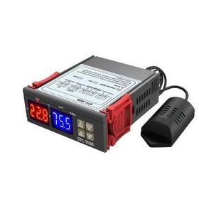 Robot Diyarı STC-3028 220V Isı ve Nem Termostatı Çift Ekran
