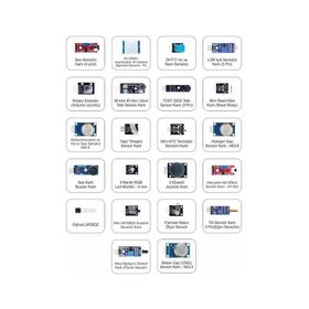 Robotistan Raspberry Arduino Professional 50 in 1 Sensör Seti