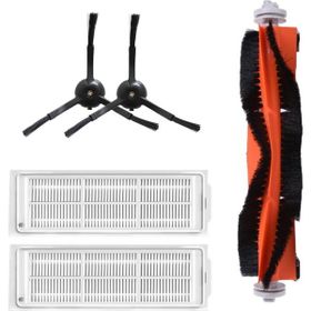 Robotyedek Xiaomi Mop 2 Pro Siyah Uyumlu 5 Parça Set Yedek Fırça Filtre