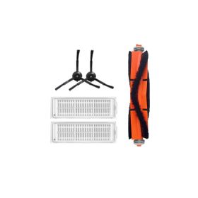 Robotyedek Xiaomi Mop 2 Pro Siyah Uyumlu 5 Parça Set Yedek Fırça Filtre