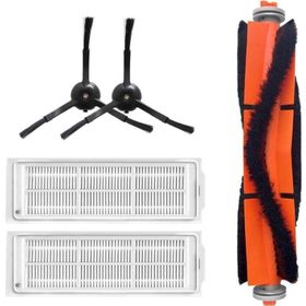 Robotyedek Xiaomi Mop 2 Pro Siyah Uyumlu 5 Parça Set Yedek Fırça Filtre