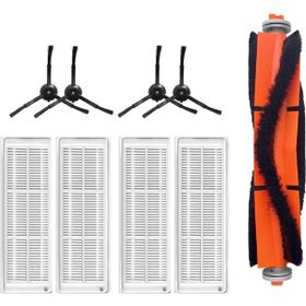 Robotyedek Xiaomi Mop 2 Pro Siyah Uyumlu 9 Parça Set Yedek Mopsuz Fırça Hepa Filtre