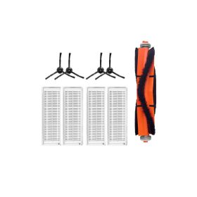 Robotyedek Xiaomi Mop 2 Pro Siyah Uyumlu 9 Parça Set Yedek Mopsuz Fırça Hepa Filtre