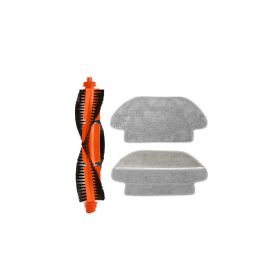 Robotyedek Xiaomi Mop Pro Styj02ym Beyaz Uyumlu 3 Parça Yedek Ana Fırça ve Mop