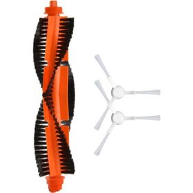 Robotyedek Xiaomi Mop Pro Styj02ym Beyaz Uyumlu 3 Parça Yedek Ana Fırça ve Yan Fırça