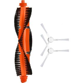 Robotyedek Xiaomi Mop Pro Styj02ym Beyaz Uyumlu 3 Parça Yedek Ana Fırça ve Yan Fırça