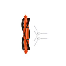 Robotyedek Xiaomi Mop Pro Styj02ym Beyaz Uyumlu 3 Parça Yedek Ana Fırça ve Yan Fırça
