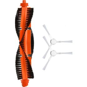 Robotyedek Xiaomi Mop Pro Styj02ym Beyaz Uyumlu 3 Parça Yedek Ana Fırça ve Yan Fırça