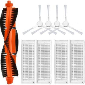 Robotyedek Xiaomi Mop Pro Styj02ym Beyaz Uyumlu 9 Parça Set Yedek Mopsuz Fırça Hepa Filtre Mop