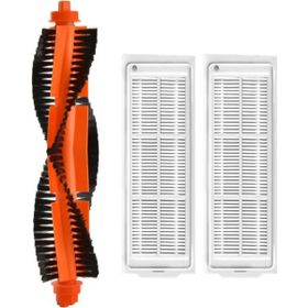 Robotyedek Xiaomi Mop Pro Styj02ym Siyah Uyumlu 3 Parça Yedek Ana Fırça ve Hepa Filtre