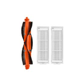 Robotyedek Xiaomi Mop Pro Styj02ym Siyah Uyumlu 3 Parça Yedek Ana Fırça ve Hepa Filtre