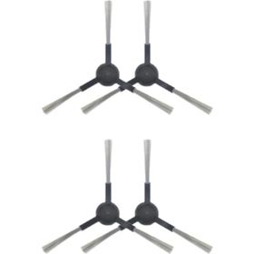 Robotyedek Xiaomi Mop Pro Styj02ym Siyah Uyumlu 4 Adet Yedek Yan Fırça
