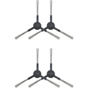 Robotyedek Xiaomi Mop Pro Styj02ym Siyah Uyumlu 4 Adet Yedek Yan Fırça