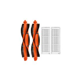 Robotyedek Xiaomi Mop Pro Styj02ym Siyah Uyumlu 4 Parça Yedek Ana Fırça ve Hepa Filtre