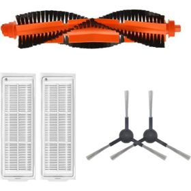 Robotyedek Xiaomi Mop Pro Styj02ym Siyah Uyumlu 5 Parça Set Yedek Mopsuz Fırça Hepa Filtre