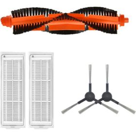 Robotyedek Xiaomi Mop Pro Styj02ym Siyah Uyumlu 5 Parça Set Yedek Mopsuz Fırça Hepa Filtre