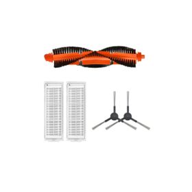 Robotyedek Xiaomi Mop Pro Styj02ym Siyah Uyumlu 5 Parça Set Yedek Mopsuz Fırça Hepa Filtre