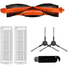 Robotyedek Xiaomi Mop Pro Styj02ym Siyah Uyumlu 6 Parça Yedek Mopsuz Fırça Hepa Filtre