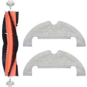 Robotyedek Xiaomi Vacuum Mop 2 Ultra Uyumlu 3 Parça Yedek Ana Fırça ve Mop