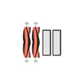 Robotyedek Xiaomi Vacuum Mop 2 Ultra Uyumlu 4 Parça Yedek Ana Fırça ve Hepa Filtre