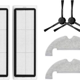 Robotyedek Xiaomi Vacuum Mop 2 Ultra Uyumlu 6 Parça Yedek Hepa Filtre Yan Fırça Mop
