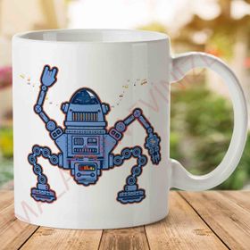 Robozic Baskılı Kupa