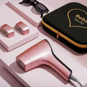 Robx A05 Pembe Ipl 3 Başlık Akıllı Cilt Tanıma Buz Soğutma Epilasyon Cihazı