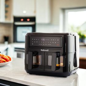 Robx Robwell SE12 2in1 4.5+4.5 9 lt Siyah Airfryer