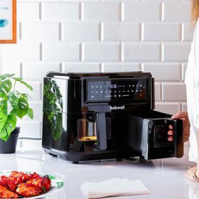 Robx Robwell SE12 2in1 4.5+4.5 9 lt Siyah Airfryer