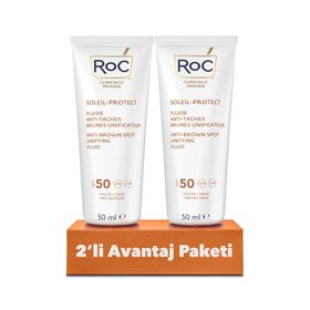 ROC Leke Karşıtı SPF50 2x50 ML Yüz Güneş Kremi