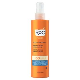 Roc Soleil Protect 30 Faktör Nemlendirici Tüm Cilt Tipleri İçin 200 ml Renksiz Güneş Koruyucu Losyon