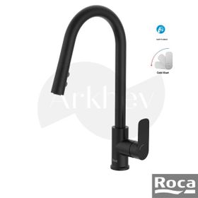 Roca A5A816ENB0 Cala Mat Siyah Eviye Bataryası