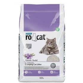 Rocat 10 lt Lavanta Kokulu Parfümlü Bentonit Kedi Kumu