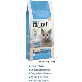 Rocat 15 kg Balıklı Likya Kısır Sterilised Kedi Maması