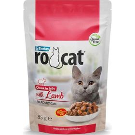 Rocat Kuzu Etli 85 gr Yaş Kedi Maması