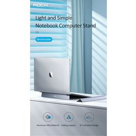 Rock 6974282126717 Bracket Katlanabilir Metal Laptop Standı