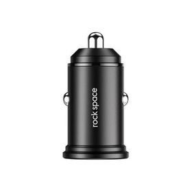Rock C304 24W 4.8A Çift USB Siyah Space Hızlı Araç Şarj Cihazı