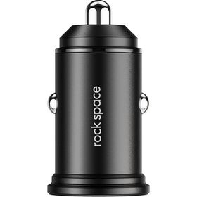 Rock C304 24W 4.8A Çift USB Siyah Space Hızlı Araç Şarj Cihazı
