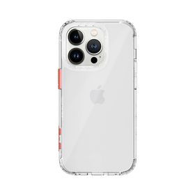 Rock iPhone 14 Air Serisi Şeffaf Silikon Beyaz Kılıf