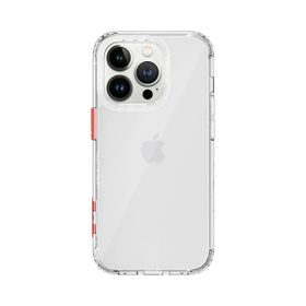 Rock iPhone 14 Air Serisi Şeffaf Silikon Beyaz Kılıf