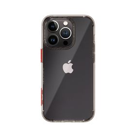Rock iPhone 14 Air Serisi Şeffaf Silikon Siyah Kılıf